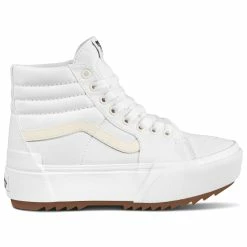 Vans Womens Canvas Sk8-Hi Stacked Casual Shoes