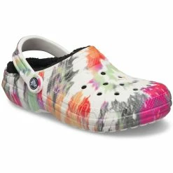 Crocs Women's Classic Tie-Dye Lined Clogs