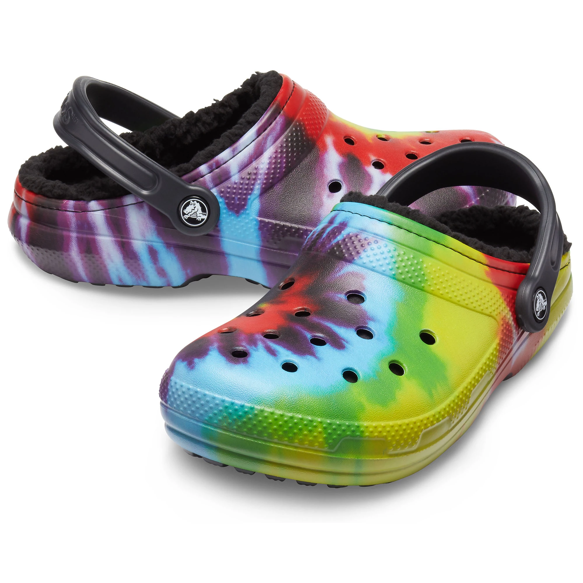 Crocs Women's Classic Tie-Dye Lined Clogs 4 Crocs Women's Classic Tie-Dye Lined Clogs - Image 4