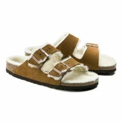 Birkenstock Women's Arizona Shearling Narrow Sandals -SANDALS & FLIP-FLOPS SHOP 2af279ac c1a9 4217 b587 33318d313b27
