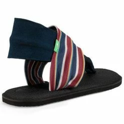Sanuk Women's Yoga Sling 2 Prints Sandals Sand Harbor Navy -SANDALS & FLIP-FLOPS SHOP 5a24cf5e 8d0d 4135 877f 025dabf72712