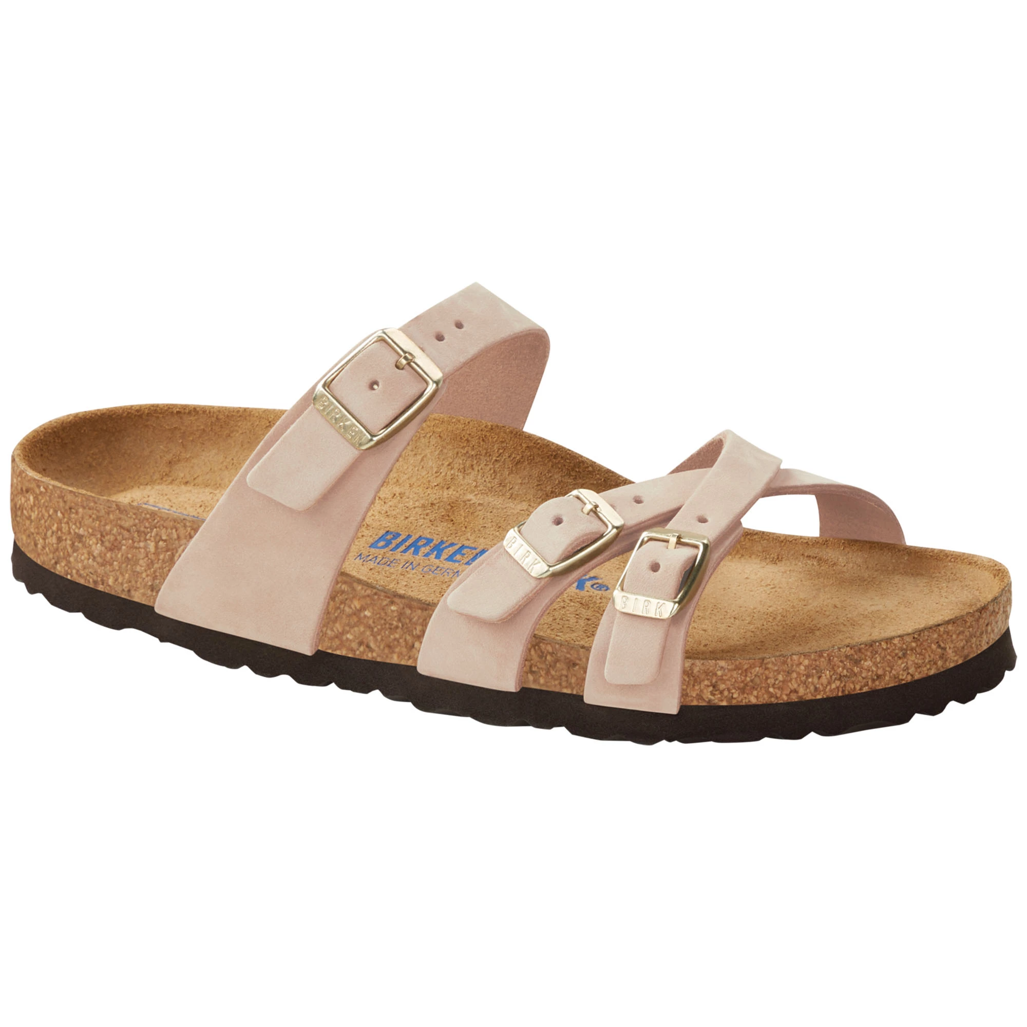 Birkenstock Womens Franca Soft Footbed Nubuck Leather Sandals 1 Birkenstock Womens Franca Soft Footbed Nubuck Leather Sandals
