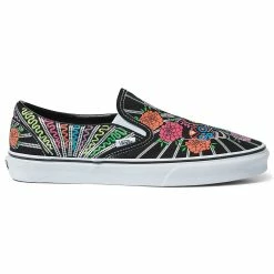 Vans Womens Day Of The Dead Slip-On Shoes