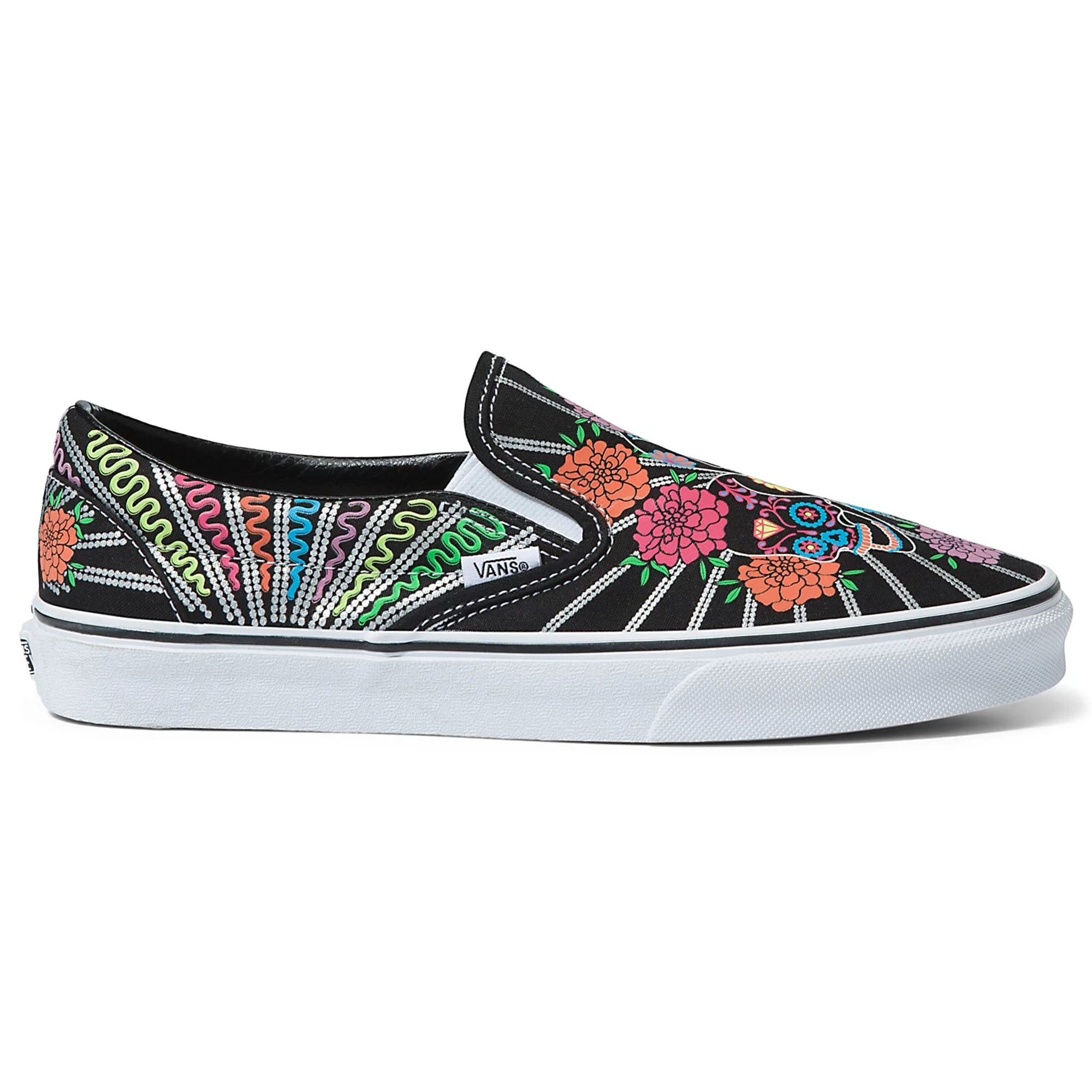 Vans Womens Day Of The Dead Slip-On Shoes 1 Vans Womens Day Of The Dead Slip-On Shoes