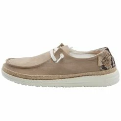 Hey Dude Womens Wendy Python Casual Shoes