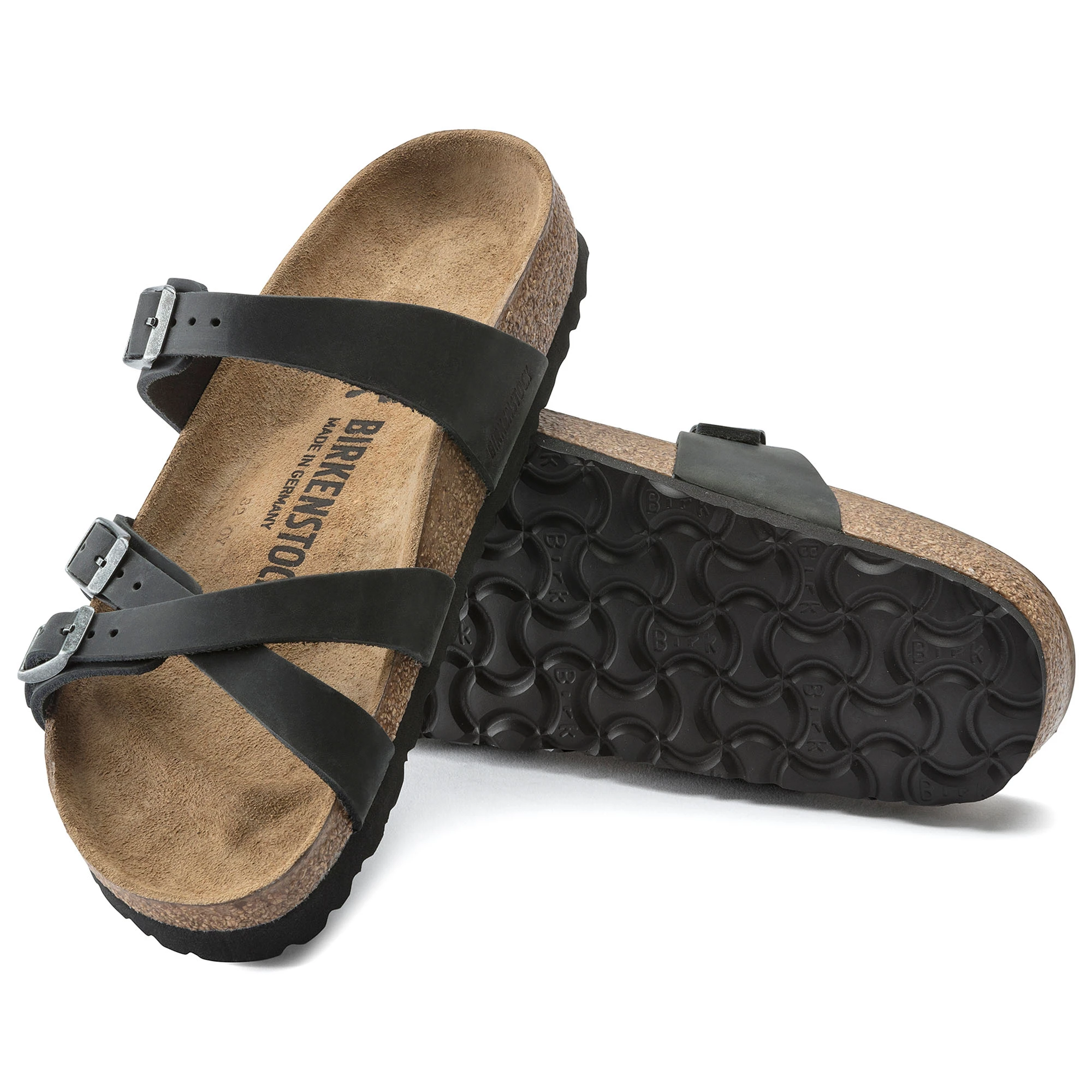 Birkenstock Womens Franca Oiled Leather Sandals 4 Birkenstock Womens Franca Oiled Leather Sandals - Image 4