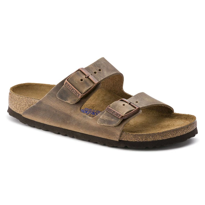 Birkenstock Women's Arizona Soft Footbed Oiled Leather Casual Sandals 1 Birkenstock Women's Arizona Soft Footbed Oiled Leather Casual Sandals