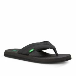 Sanuk Men's Beer Cozy 2 Sandals Black