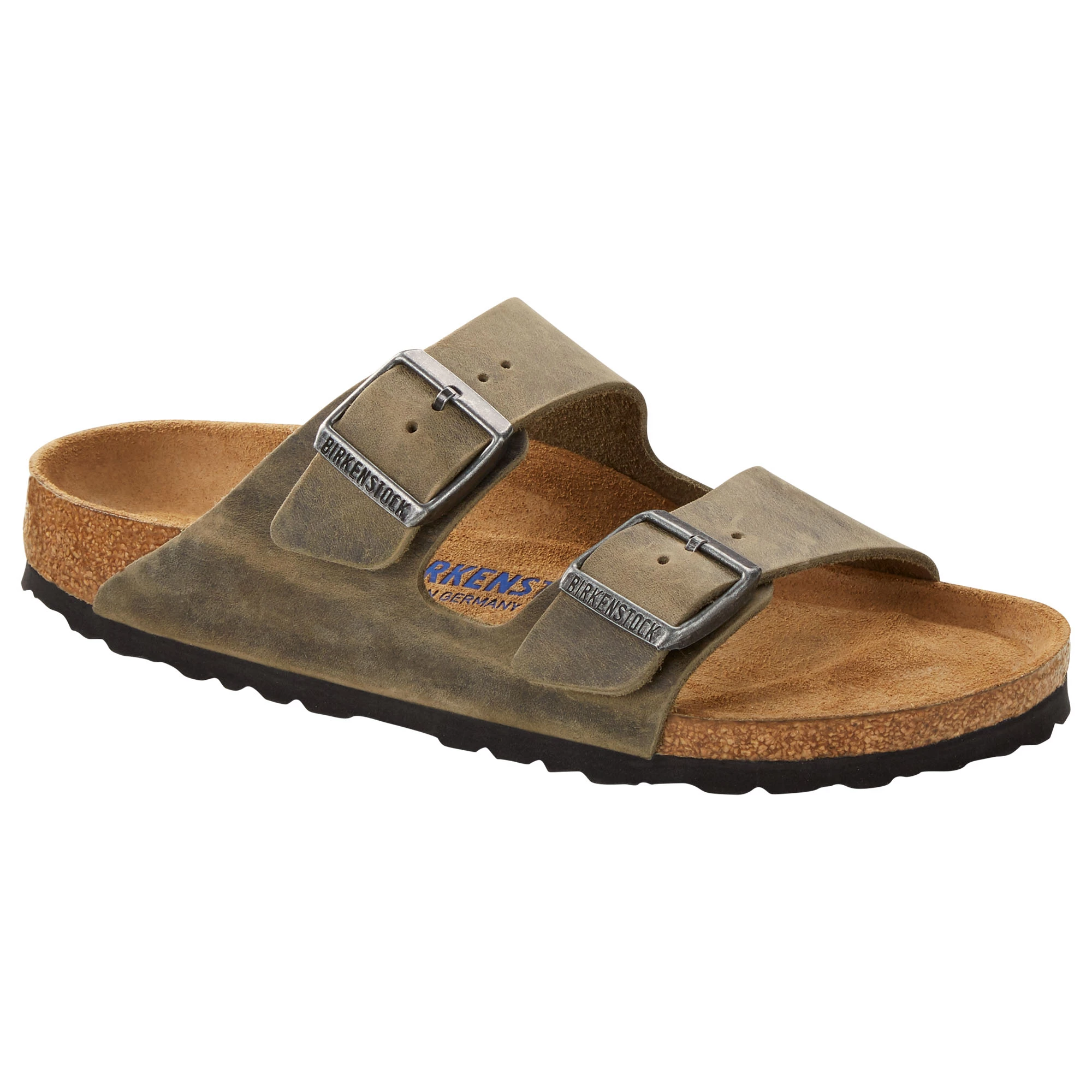Birkenstock Mens Arizona Soft Footbed Oiled Leather Casual Sandals 1 Birkenstock Mens Arizona Soft Footbed Oiled Leather Casual Sandals