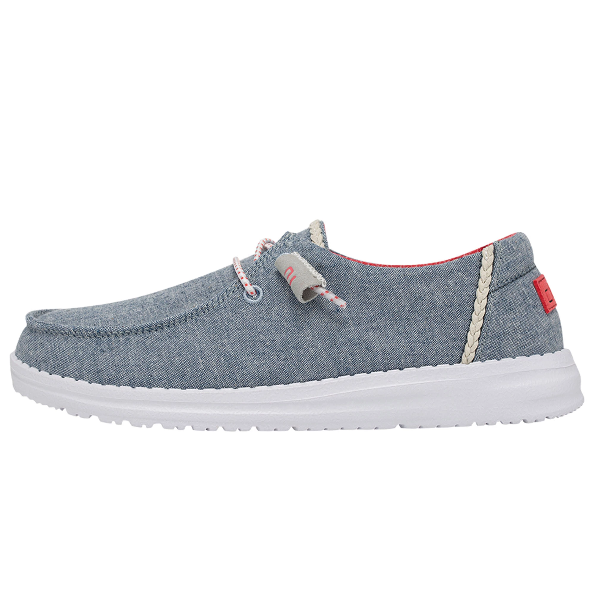 Hey Dude Womens Wendy Chambray Casual Shoes 10 Hey Dude Womens Wendy Chambray Casual Shoes - Image 10