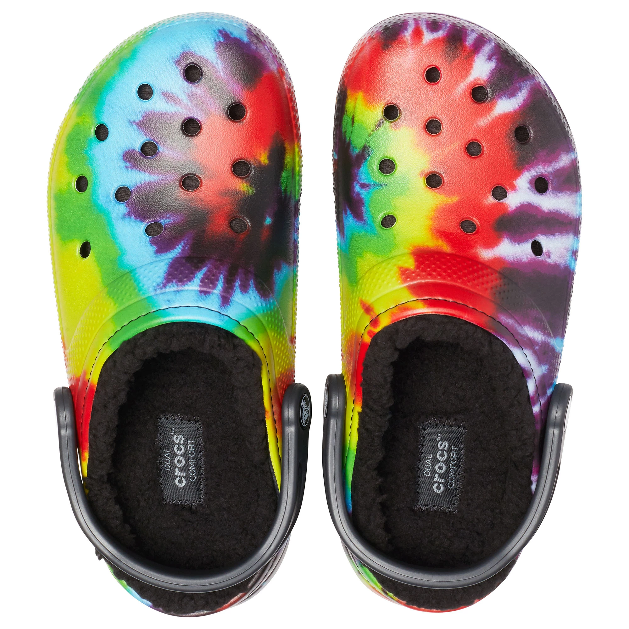 Crocs Women's Classic Tie-Dye Lined Clogs 3 Crocs Women's Classic Tie-Dye Lined Clogs - Image 3