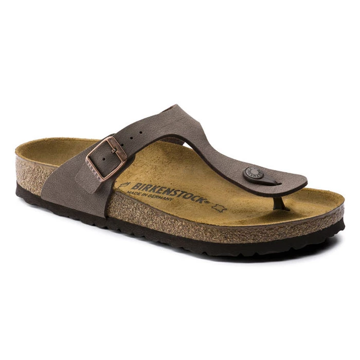 Birkenstock Women's Gizeh Birkibuc Casual Sandals Mocha 1 Birkenstock Women's Gizeh Birkibuc Casual Sandals Mocha