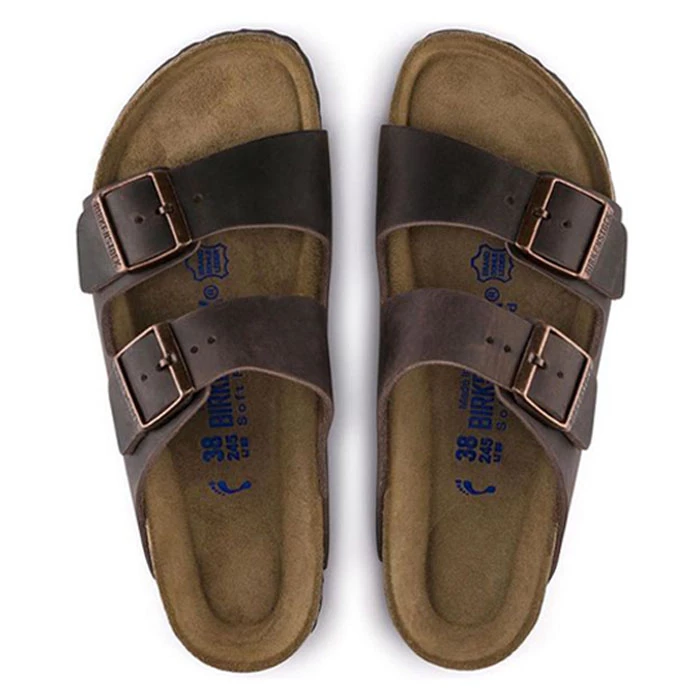Birkenstock Women's Narrow Arizona Soft Footbed Oiled Leather Sandals 4 Birkenstock Women's Narrow Arizona Soft Footbed Oiled Leather Sandals - Image 4