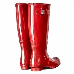 Hunter Women's Original Tall Gloss Rain Boots Military Red -SANDALS & FLIP-FLOPS SHOP fca4b9bb 9e0f 4e8a a5b8 c71df84edfa8